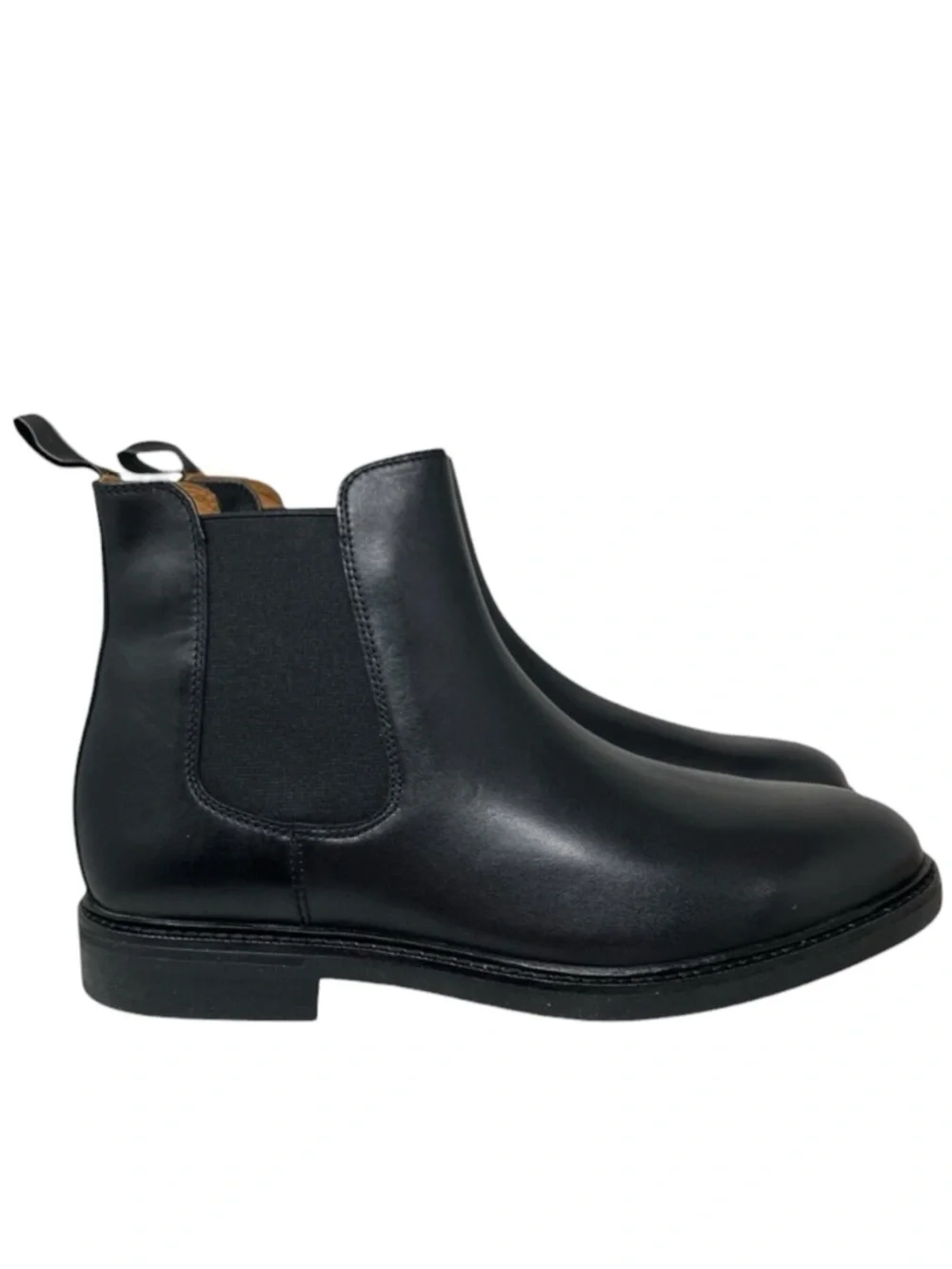 Polo Ralph Lauren Chelsea Boots Mens 10.5 Black Asher Leather Classic Luxury NWB